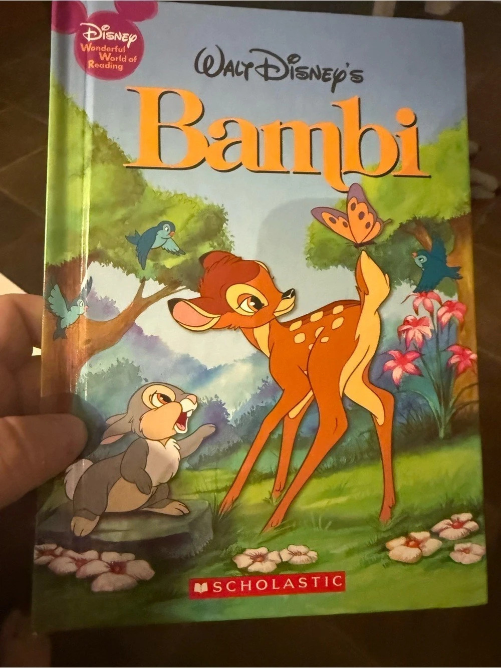 Vintage Bambi Disney Book